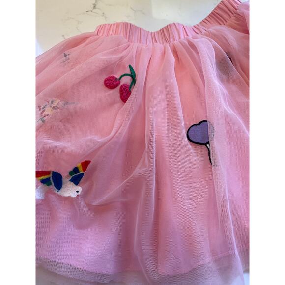 Hanna Andersson 6-7 Tulle + Embroidery Skirt - Picture 4 of 7